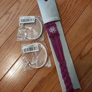 Jamberry bracelets and hairband